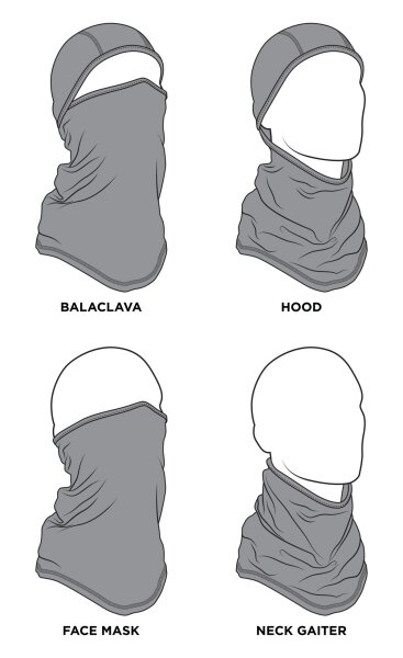 Balaclavaa Sportflex Bk/wh Skl