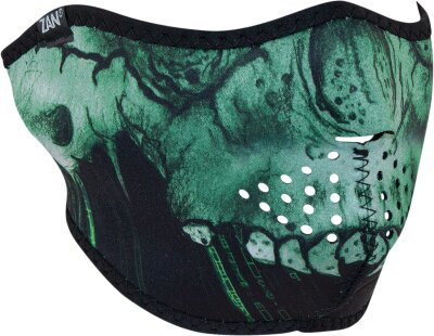 Half Mask Cyber Skull