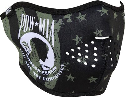 Half Mask Pow Mia Flag