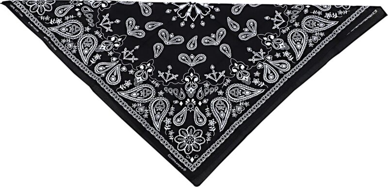 Bandana Cotton Bk Paisly