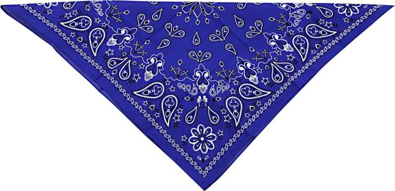 Bandana Cotton Nvy Paisly