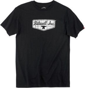 Tee Bw Shield Blk Med