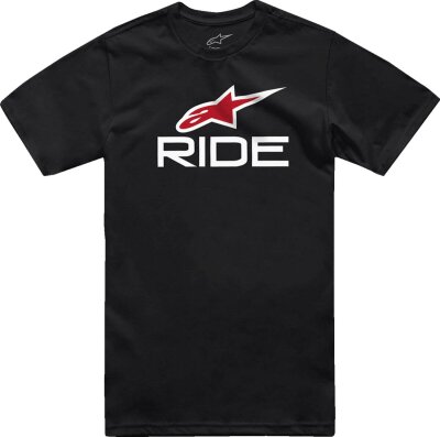 Tee Ride 4.0 Ss Bk/wt/rd L