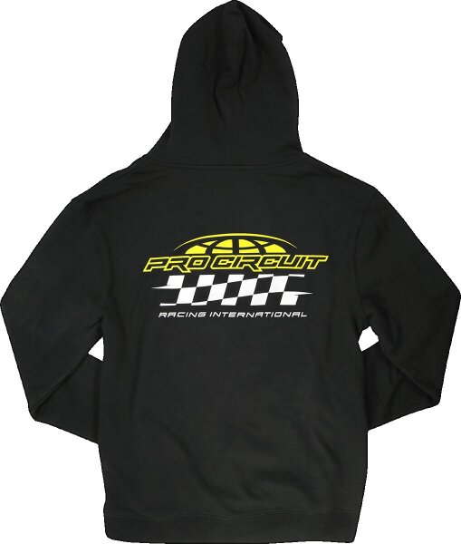 Zip Hoody Racer Blk Sm