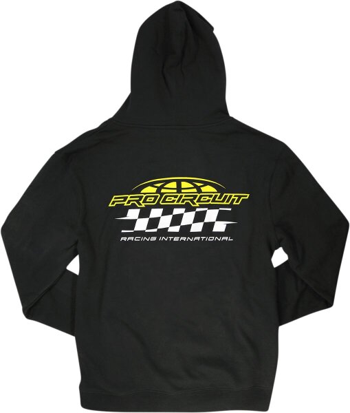Zip Hoody Racer Blk Lg