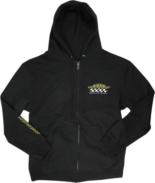 Zip Hoody Racer Blk Xl