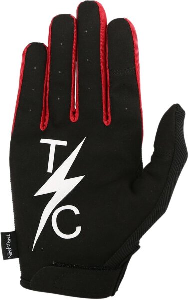 Glove Stlth Blk/red Md