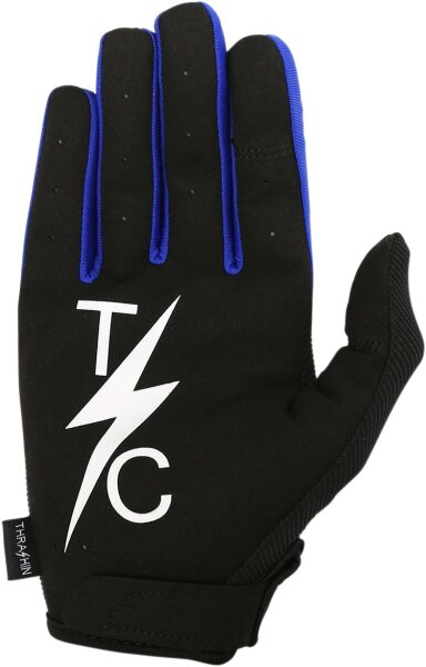 Glove Stlth Blk/blu Md