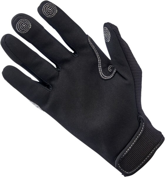 Gloves Anza Wht/blk Lg