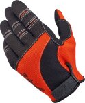 Gloves Moto Org/blk Md