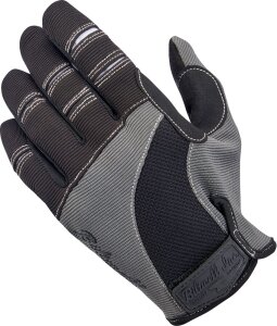 Gloves Moto Gry/blk Lg