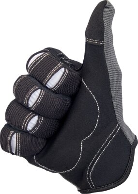 Gloves Moto Gry/blk Lg