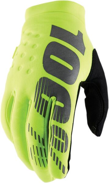 Glove Yth Brisk Fl Yl Lg