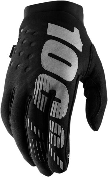 Glove Yth Brisk Bk/gy Xl