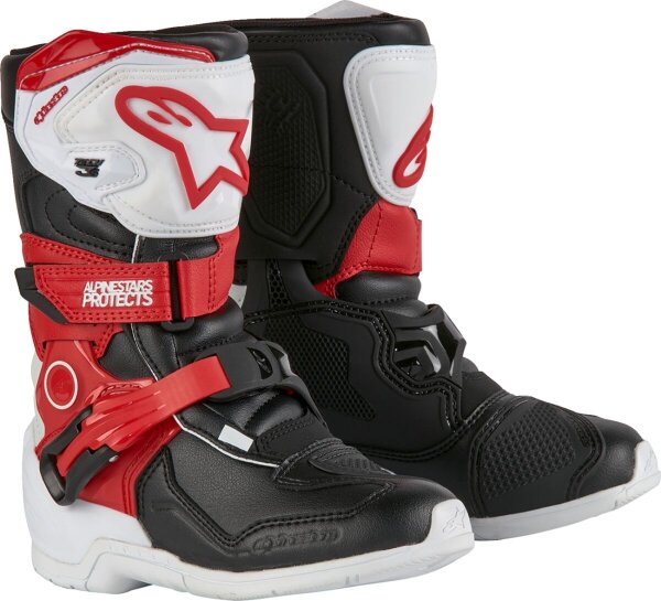 Boot T3s Kids Wt/bk/r 13