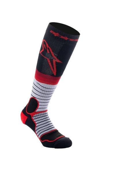 Sock Mx Pro Blk/gy/red S