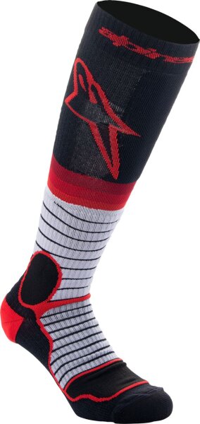 Sock Mx Pro Blk/gy/red M