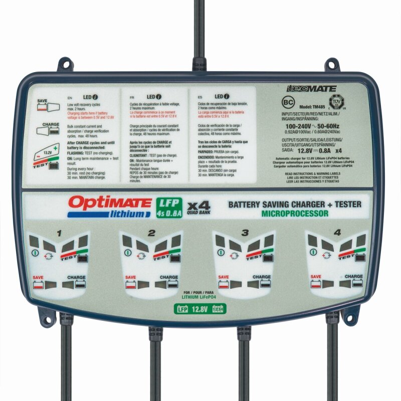 Chrg Opt Lith 0.8a-4banks