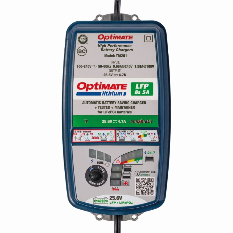 Charger Opt Lithium 8s 5a