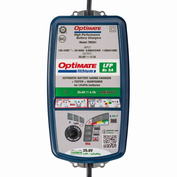 Charger Opt Lithium 8s 5a
