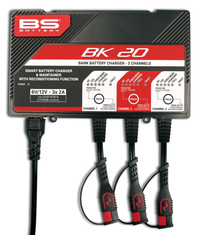 Charger Bk20 12v 3x2a