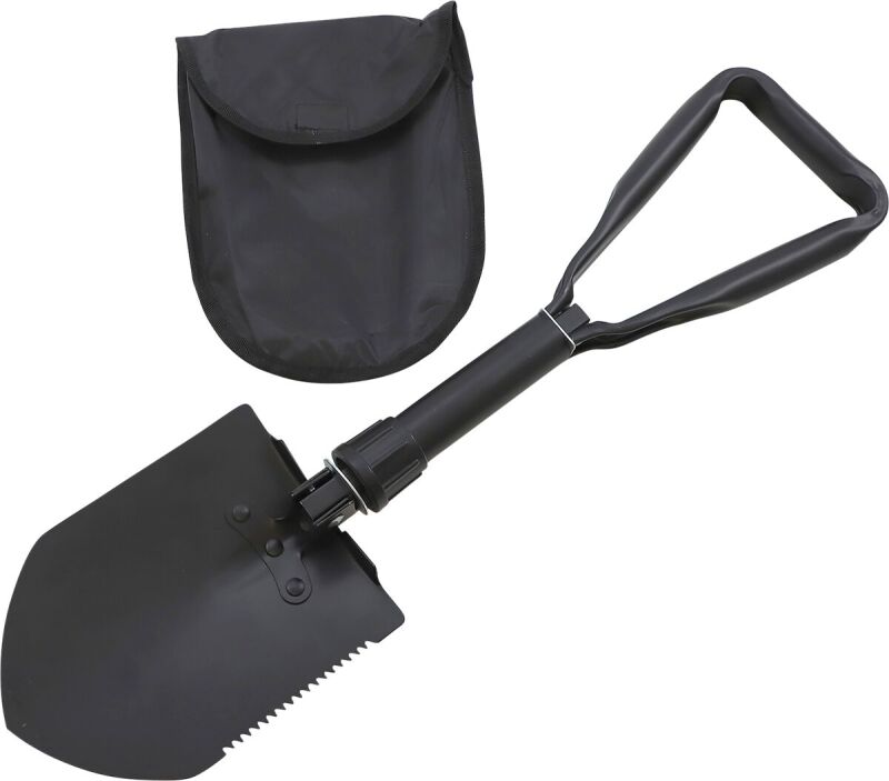 Shovel Foldble Blk Mse