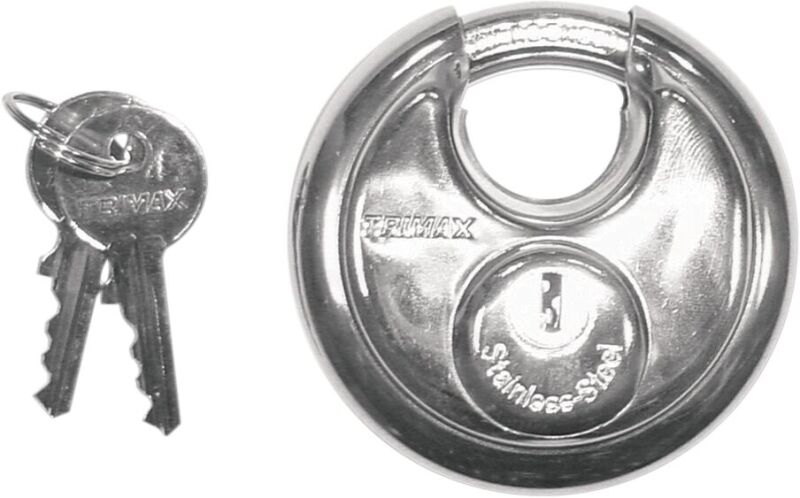 Padlock Stnls Rnd 70mm