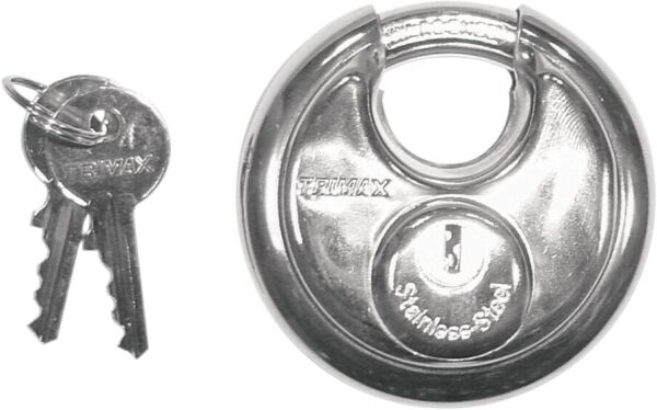 Padlock Stnls Rnd 70mm