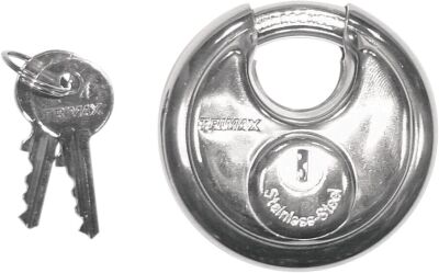 Padlock Stnls Rnd 70mm