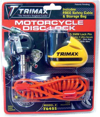 Lock Disc Yellow 5.5mm