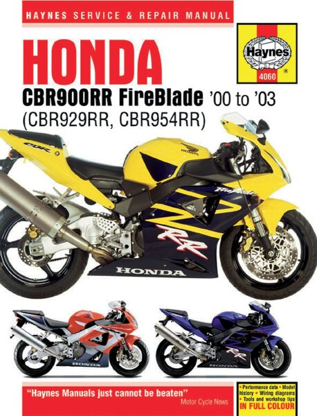 Manual Hay Cbr929/954