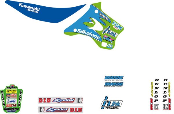 Graphic Kit Team Kawa 97