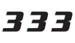 Number #3 16x20cm Bk