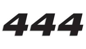 Number #4 16x20cm Bk