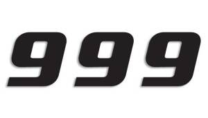 Number #9 16x20cm Bk