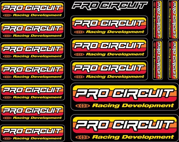 Pro Circ Logo Decal Sheet