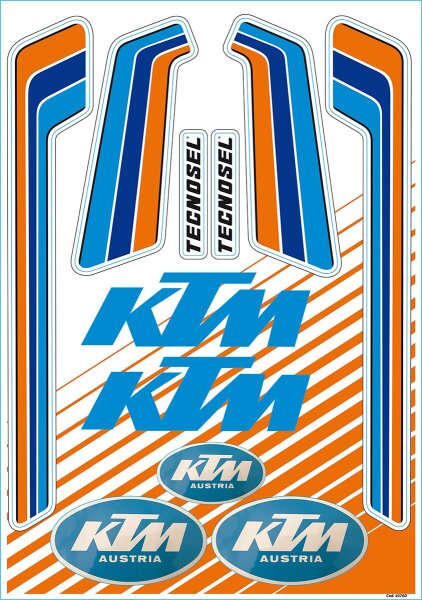 Sticker Sheet Ktm Vintage