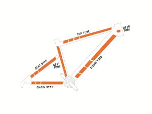 Frame Decal Clear Gloss 22 Pcs