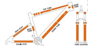 Frame Decal Clear Gloss 16 Pcs