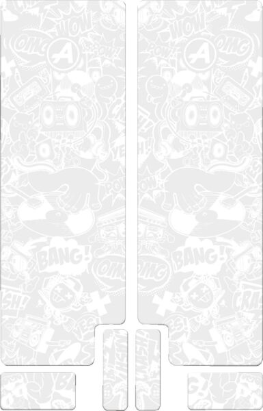 Fork Decal Wt Comic Mat