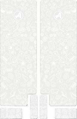 Fork Decal Wt Icon Mat