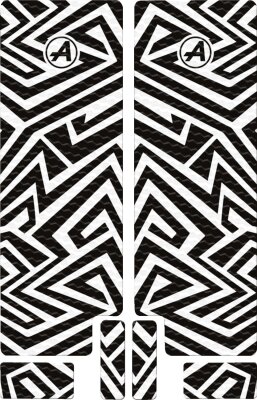 Fork Decal Textured Bk Lines