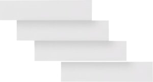 Sheet 11x48cm Clear Mat X4