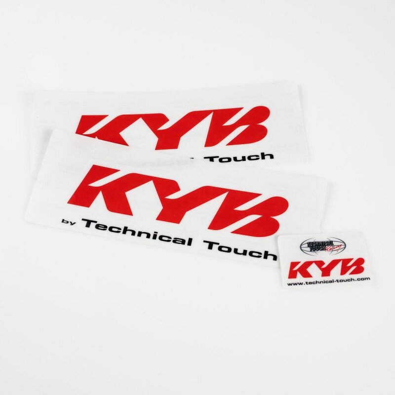Kyb Fork Sticker Set Red