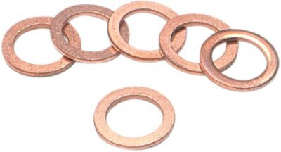 Washers Copper 3/8 / M10 6pk