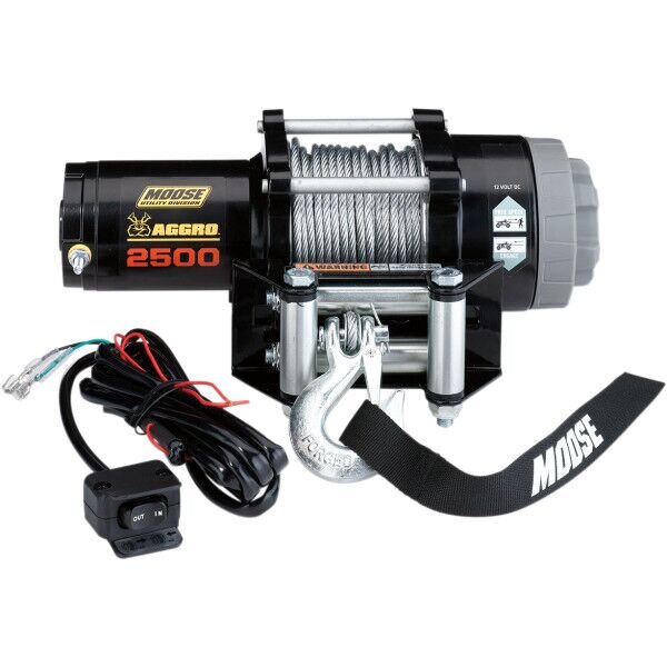 Winch 2500lb W/wre Rp Mse
