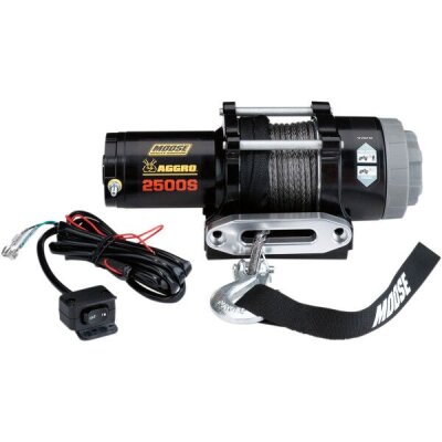 Winch 2500lb W/syn Rp Mse