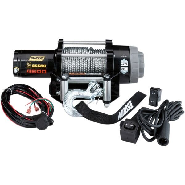 Winch 4500lb W/wre Rp Mse