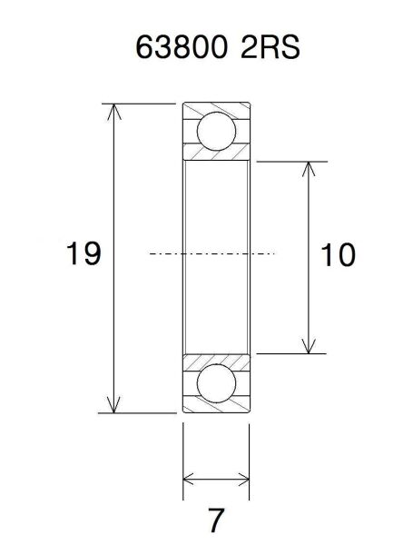 Bearing Max 10x19x7mm