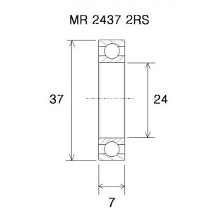 Bearing B5 24x37x7mm